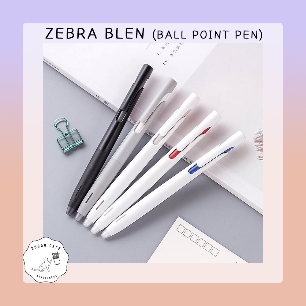 ปากกา ZEBRA blen 0.5 mm.และ0.7mm.