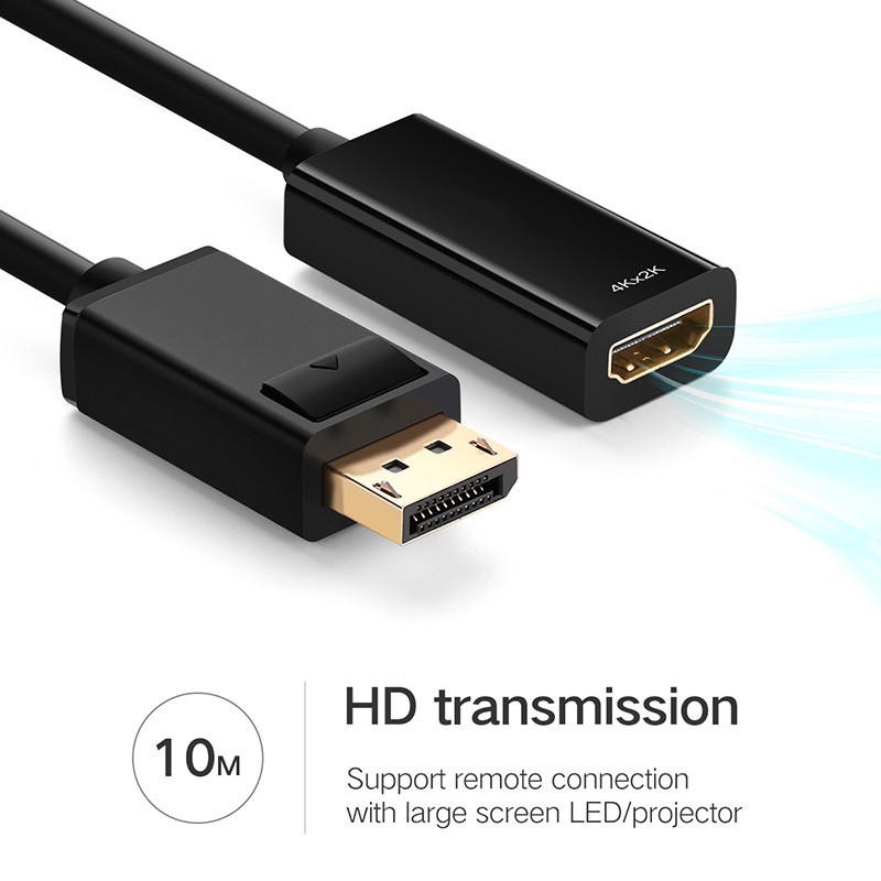 สินค้าแนะนำ DisplayPort Male to HDMI Female Cable DP to HDMI 4K*2K for Projector คอมพิวเตอร์ โน้ตบุ๊ค ฐานเสาฟลายชีท HDMI cable USB ชุดน้ำมัน การ์ดรีดเดอร์อะแดปเตอร์