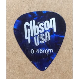 Gibson ปิ๊กกีตาร์โปร่งอย่างดีของแท้ รูปหยดน้ำขนาด 0.46 พร้อมส่ง 🚚 ส่งเร็ว 🚀