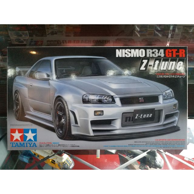 โมเดลประกอบรถยนต์ TA24282 skyline GTR34 Ztune Nismo 1/24