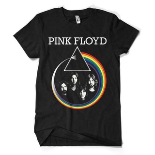 เสื้อยืดแขนสั้นลําลอง คอกลม ผ้าฝ้าย 100% พิมพ์ลาย Pink Floyd Dark Side Of The Morock Music ทรงหลวม สําหรับผู้ชาย