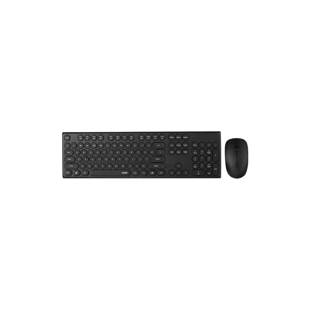 Rapoo X260 Black Wireless Optical Mouse &amp; Keyboard/2Y