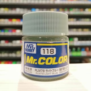 สี Mr.COLOR no.118 RLM78 LIGHT BLUE @ INTOYS  KORAT