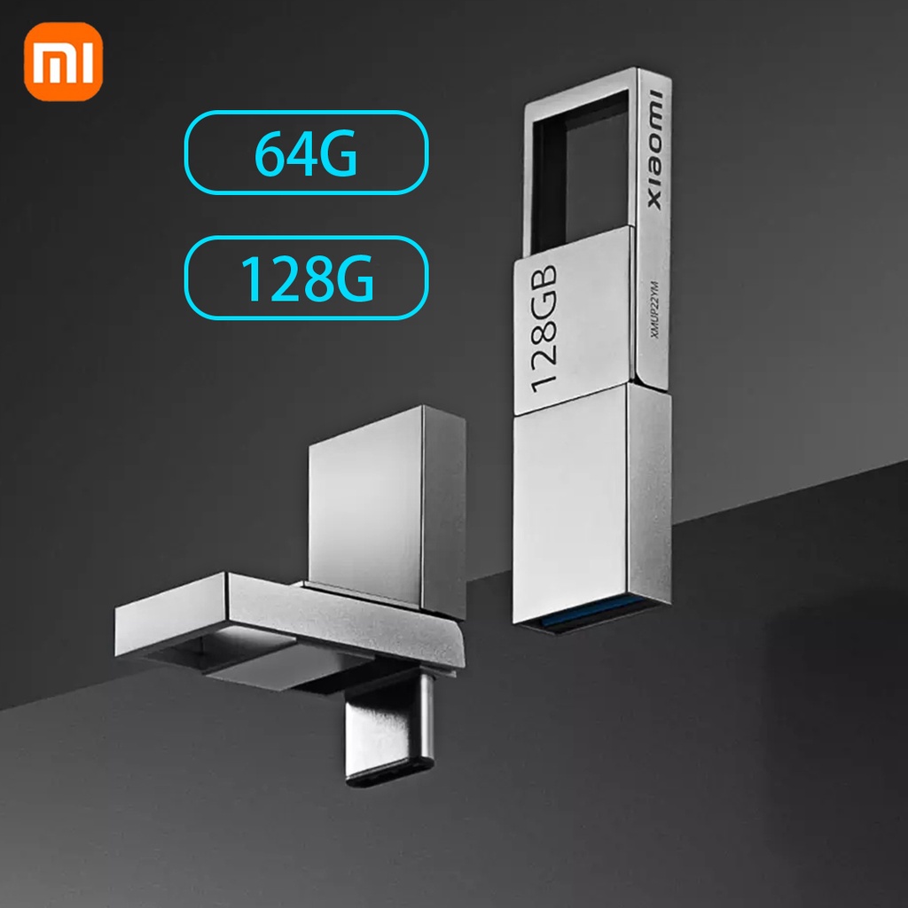 Xiaomi ดิสก์ U อินเตอร์เฟซคู่ 64G 128G Usb 3.2 Type-C แบบพกพา สําหรับโทรศัพท์มือถือ คอมพิวเตอร์

