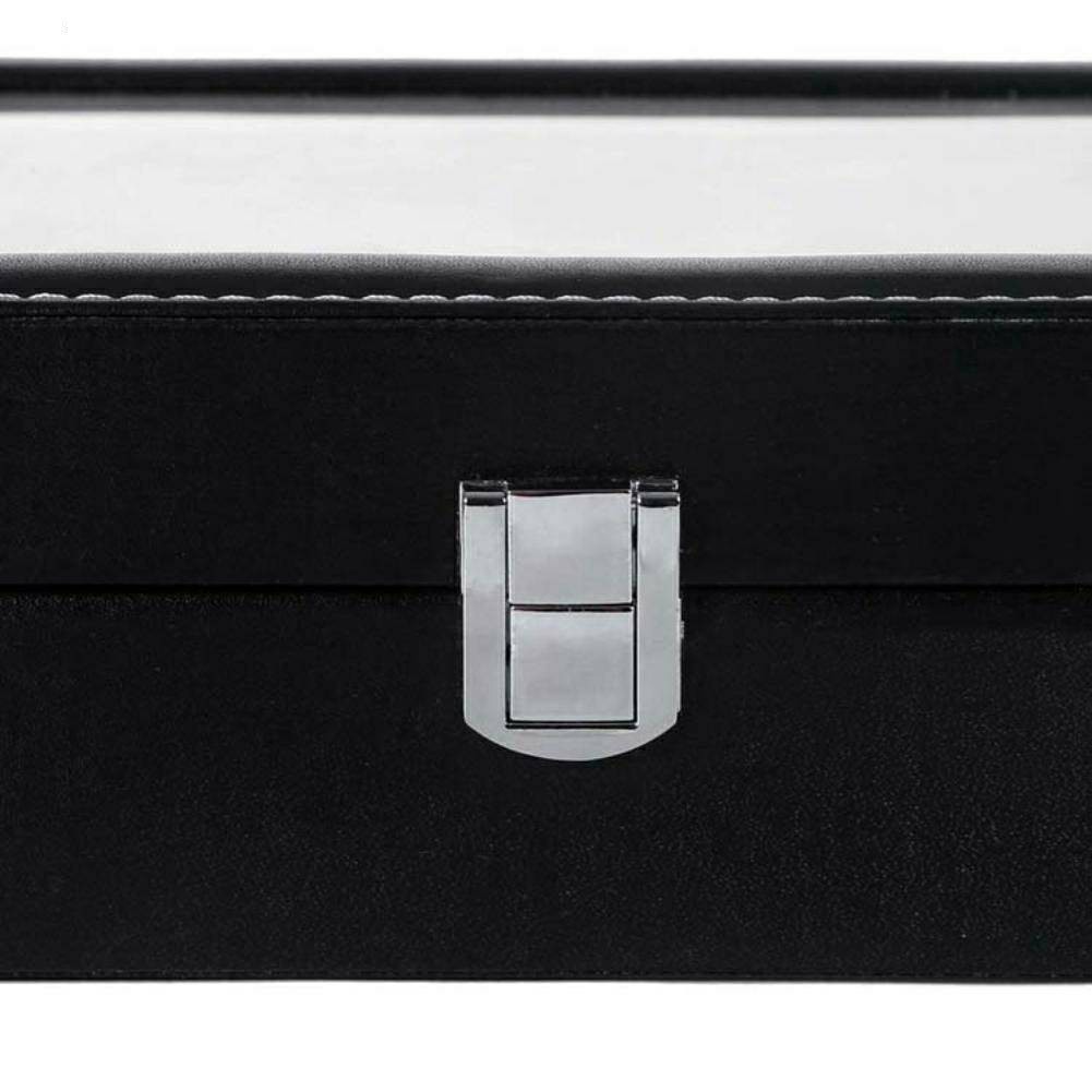 กล่องนาฬิกา แบบ 3 และ 12 ช่อง watch box - สีดำ 3 ช่อง และ 12 ช่อง