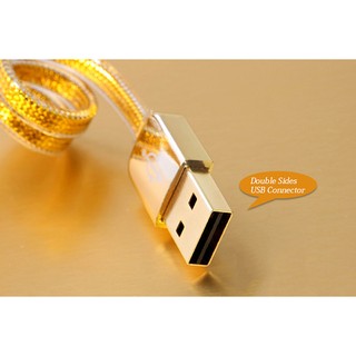 USB Remax Gold สวยสีทอง อร่ามงามหรู (หัวซัมซุง)