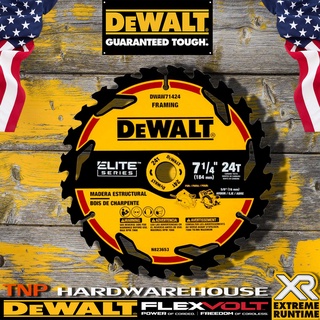 DEWALT ใบเลื่อยวงเดือน ใบเลื่อยตัดไม้ 6 นิ้ว,7 นิ้ว รุ่น  ELITE SERIES (สินค้านำเข้า USA)