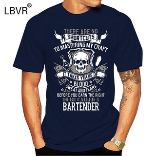 แฟชั่น ผู้ชาย T เสื้อ Bartender Limited (2) เสื้อยืดสตรี ลมขี้เกียจ