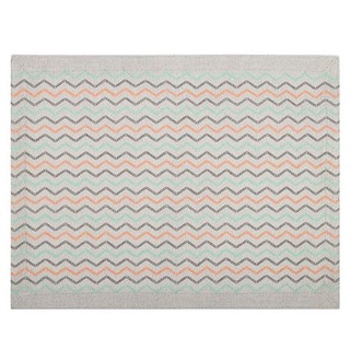 FREE HOME แผ่นรองจาน PLIM GREY ZIG ZAG PM018 สีเทา ที่รองภาชนะ ของใช้บนโต๊ะอาหาร