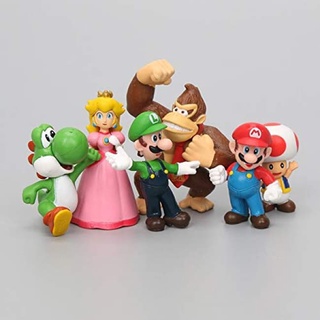 ์Nintendo: Super Mario  (โมเดลชุด ชุด 6 ตัว) งานกล่อง