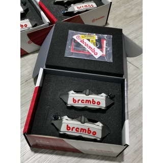 Bremmbo M4 100MM สีเทาโลโก้แดง แท้100% 🇮🇹