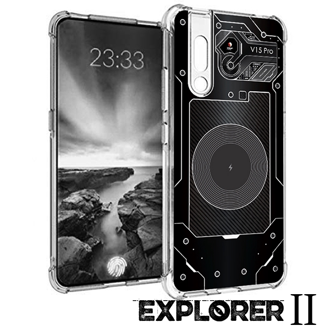เคส Vivo V15 Pro [Explorer II Series] 3D Anti-Shock Protection TPU Case