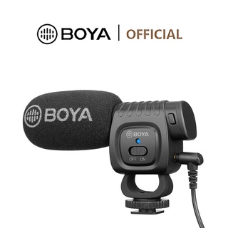 Boya BY-BM3011 ไมโครโฟนคอนเดนเซอร์ สําหรับกล้องแอนดรอยด์ DSLR กล้องบันทึกเสียง