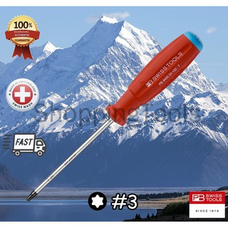 PB Swiss Tools ไขควงหัวTorx/หัวดาว ด้ามยาง รุ่น PB 8400 เบอร์ 3 ถึง 30 ของแท้ 100%