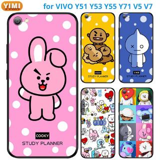 เคส VIVO Y27 Y78 y36 Y35 Y22 Y22s Y31 Y51 Y53S Y76 Y77 Y91C Y1S Y52 Y72 Pro 4G 5G V2247 V2249 1820 V2271A โทรศัพท์นุ่มป้องกันรอยสําหรับ