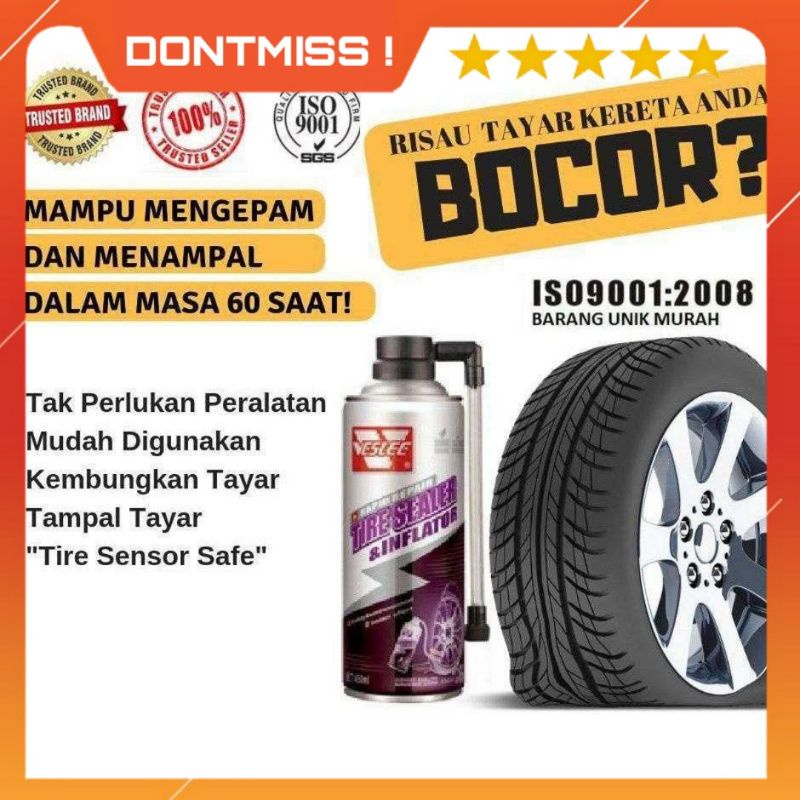 อย่าพลาด ! VEHICLE EMERGENCY TOOLS น้ํายาซีลยาง & การรับประกัน 2 ปี [SP 47 ]