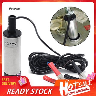 Pst_dc12v เครื่องปั๊มน้ํามันเชื้อเพลิงไฟฟ้า โลหะ แบบพกพา