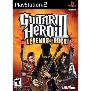 Guitar Hero III: Legends of Rock ps2 แผ่นเกมส์PS2 เกมเพล2 เกมplay2