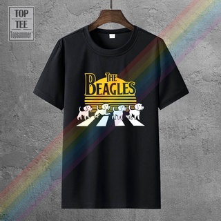 T-shirt  【สไตล์ฮาราจูกุ】เสื้อยืดลําลอง ผ้าฝ้าย 100% พิมพ์ลาย Kawaii Beagles Dog LHZYS-5XL