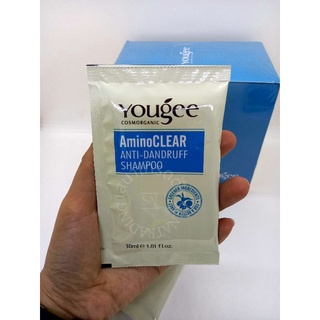 Yougee Amino Clear Anti-Dandruff Shampoo ยูจี แชมพูขจัดรังแค 30 มล. (ซอง)