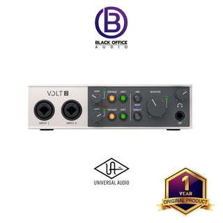 Universal Audio Volt 2 ออดิโออินเตอร์เฟสบันทึกเสียง / USB Audio Interface / อัดเสียง ทำเพลง (BlackOfficeAudio)