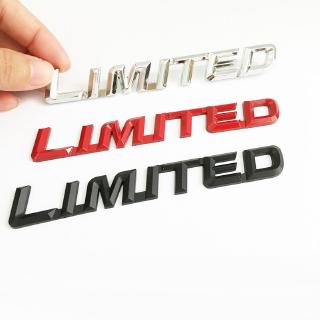 3D Car styling Metal LIMITED Car Sticker Emblem Badge Motorcycle For Jeep BMW Ford Volvo Nissan Mazda Audi VW auto