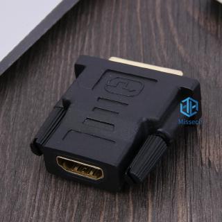 Newhdmi Female to DVI 24 + 1 Pin Male อะแดปเตอร์แปลงสายเคเบิ้ล connectormissece