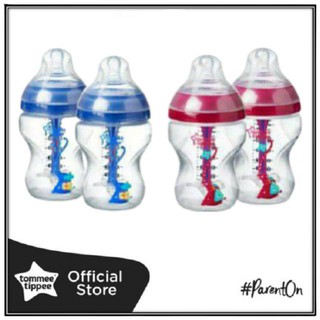 Tommee Tippee Anti-colic Bottle ขวดนม ทอมมี่ ทิปปี้ รุ่น Closer to Nature ขนาด 9 oz แพ็คคู่