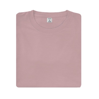 nibbana เสื้อยืดคอกลมผ้า cotton 100% สีลาเวนเดอร์