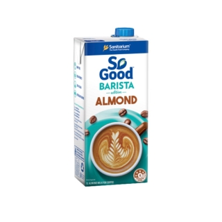 So Good นมอัลมอนด์ สูตรบาริสต้า Almond Milk Barista 1 ลิตร (1 กล่อง)[BBF:15 Jul 2023]