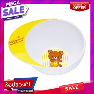 ถ้วยเมลามีน CAP 3.5" SUPERWARE RILAKKUMA MEETS HONEY อุปกรณ์ใส่อาหาร MELAMINE BOWL 3.5" SUPERWARE RILAKKUMA MEETS HONEY