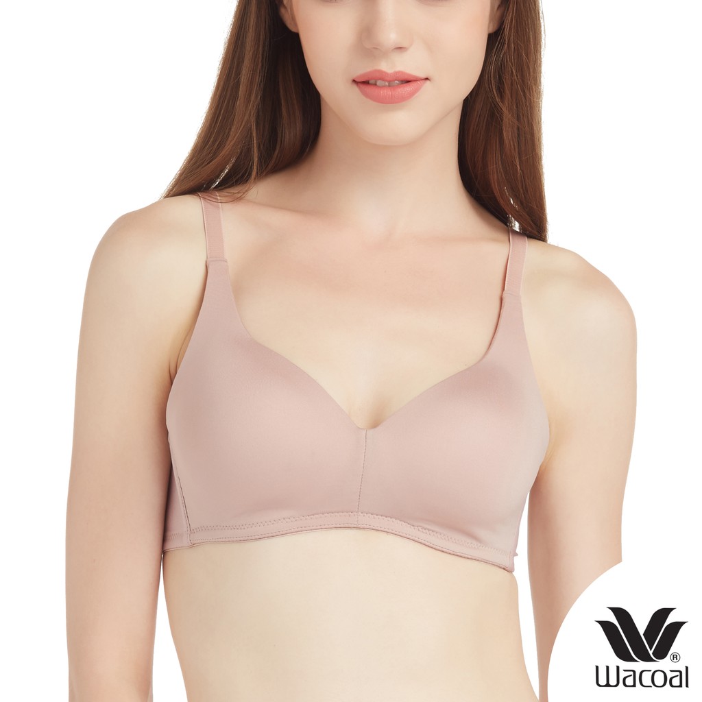 Wacoal Curve Diva Wireless Bra เสื้อชั้นใน รุ่น WB7525 สีเบจ (BE)