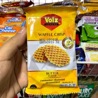 ขนม วัฟเฟิล voice waffle crisp