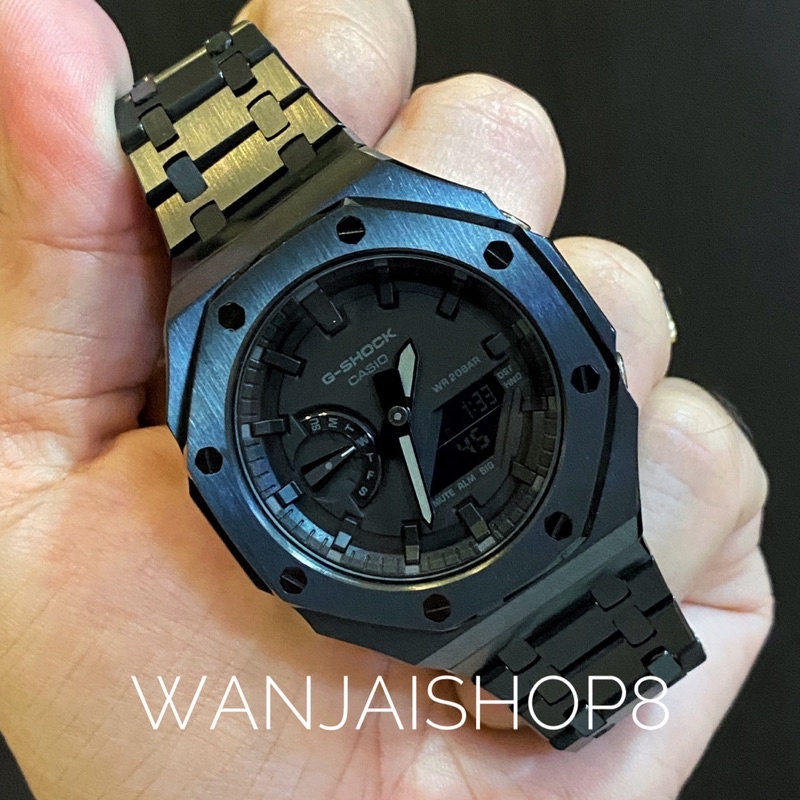 G-Shock Custom AP GA-2100 ของแท้ 💯% สีดำล้วน