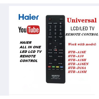 ใหม่ รีโมตคอนโทรลทีวี HTR-A10H RM-L1313 สําหรับ Haier Smart LCD LED TV HTR-A18E HTR-A10 HTR-A18H HTR-A18 HTR-A18EN HTR-D18A HTR-A18M 55D3550 HTR-A10L HTR-A10E HTR-A10HL LE32B9200WB