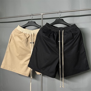 FOG Short Drawstring Pants Versatile Loose Straight Cargo Trendy Shorts Casual Pants