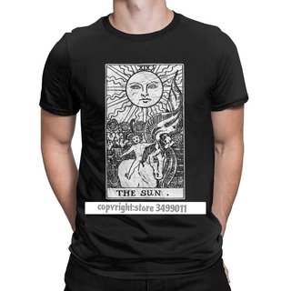 เสื้อยืดท็อป ผ้าฝ้าย พิมพ์ลายไพ่ทาโรต์ Major Arcana แฟชั่นฤดูร้อน สําหรับผู้ชายS-5XL