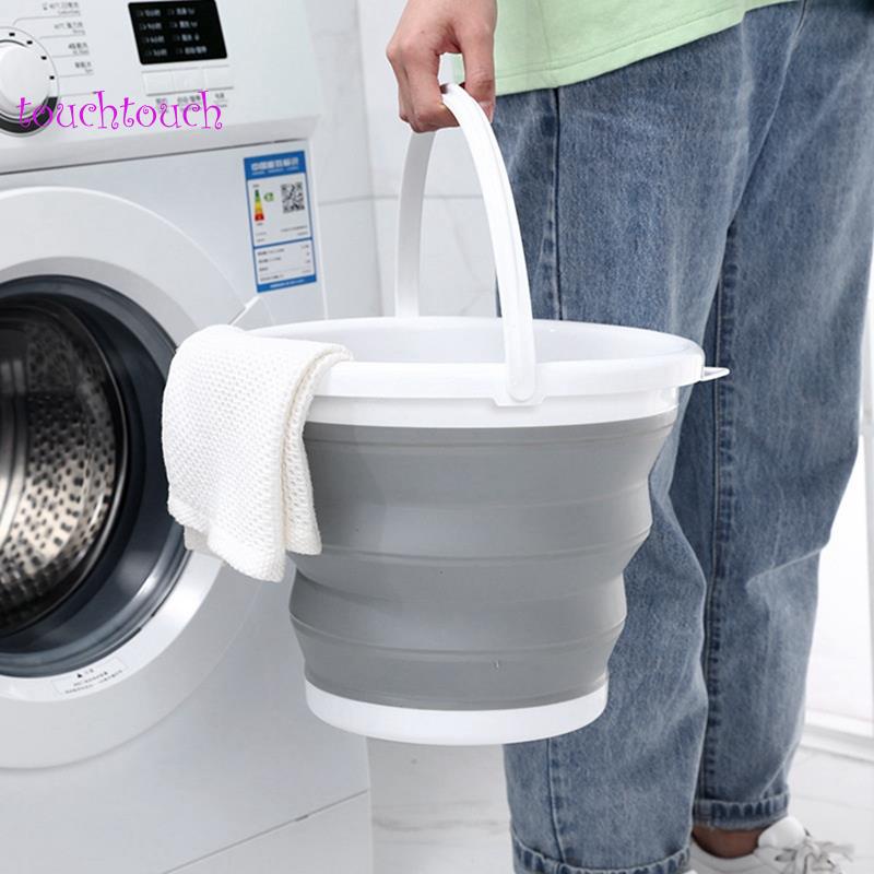 Foldable Bucket Portable Collapsible Folding Pail Car Washing