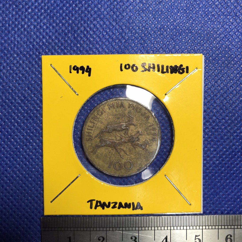 เหรียญรหัส14774 ปี1994 TANZANIA 100 SHILINGI เหรียญเก่า เหรียญสะสม เหรียญต่างประเทศ เหรียญหายาก