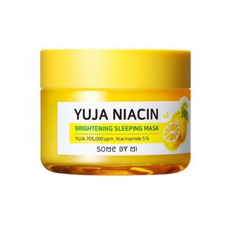 (สินค้าพร้อมส่ง)​Some By Mi Yuja Niacin Brightening Sleeping Mask ขนาด 60 g.