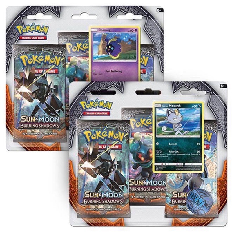 Pokemon TCG SM3 Burning Shadows English 3-Pack Blister