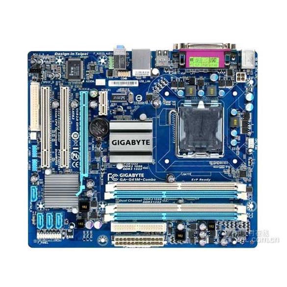 Gigabyte G41 motherboard GA-G41M-COMBO supports DDR2\/DDR3 memory fully integrated motherboard Zcxa