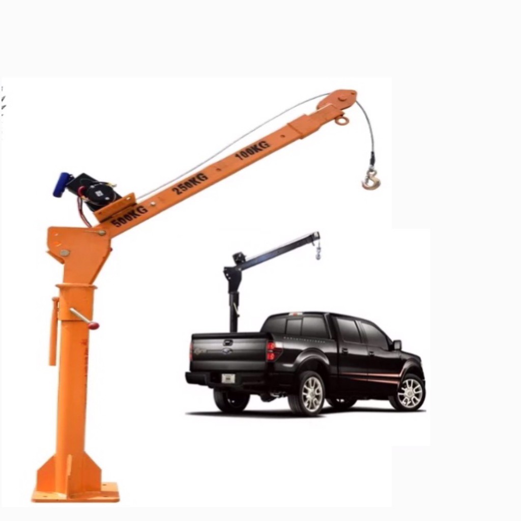 500kg Mini Crane Truck Mounted Crane 12VDC  Manufacturer