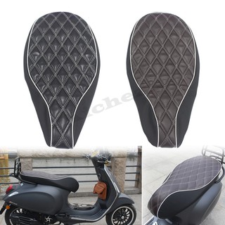 Acz อานหนัง สีดํา น้ําตาล สําหรับ Vespa 125/150 Sprint Fast Ts Super Vbb Vba Vnb GTR Gl Gt