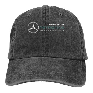 ขายดี หมวกผ้ายีน ลาย Amg Mercedess Petronas Formula One Team F1 Ls ปรับได้ สําหรับของขวัญวันเกิด JLlcpg22LJmhik91