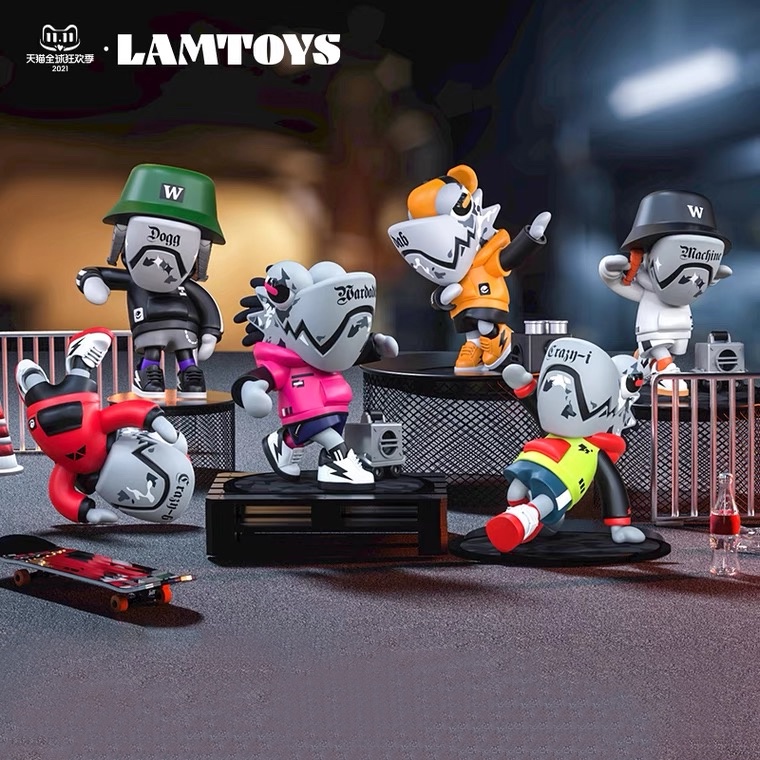 [Pre-Order] LAMTOYS Wazzup Baby Chameleon Furies Street Dance 🕺 ลิขสิทธิ์แท้ ของสะสม Lam Toys Arttoy