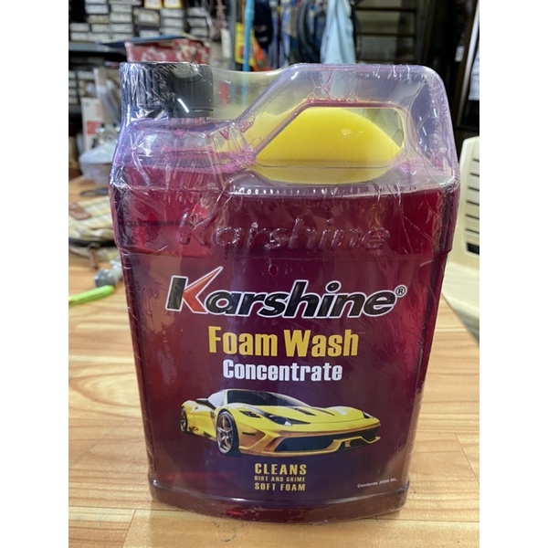 Foam wash Karshine 2000ml แถมฟองน้ำ 1 ก้อน