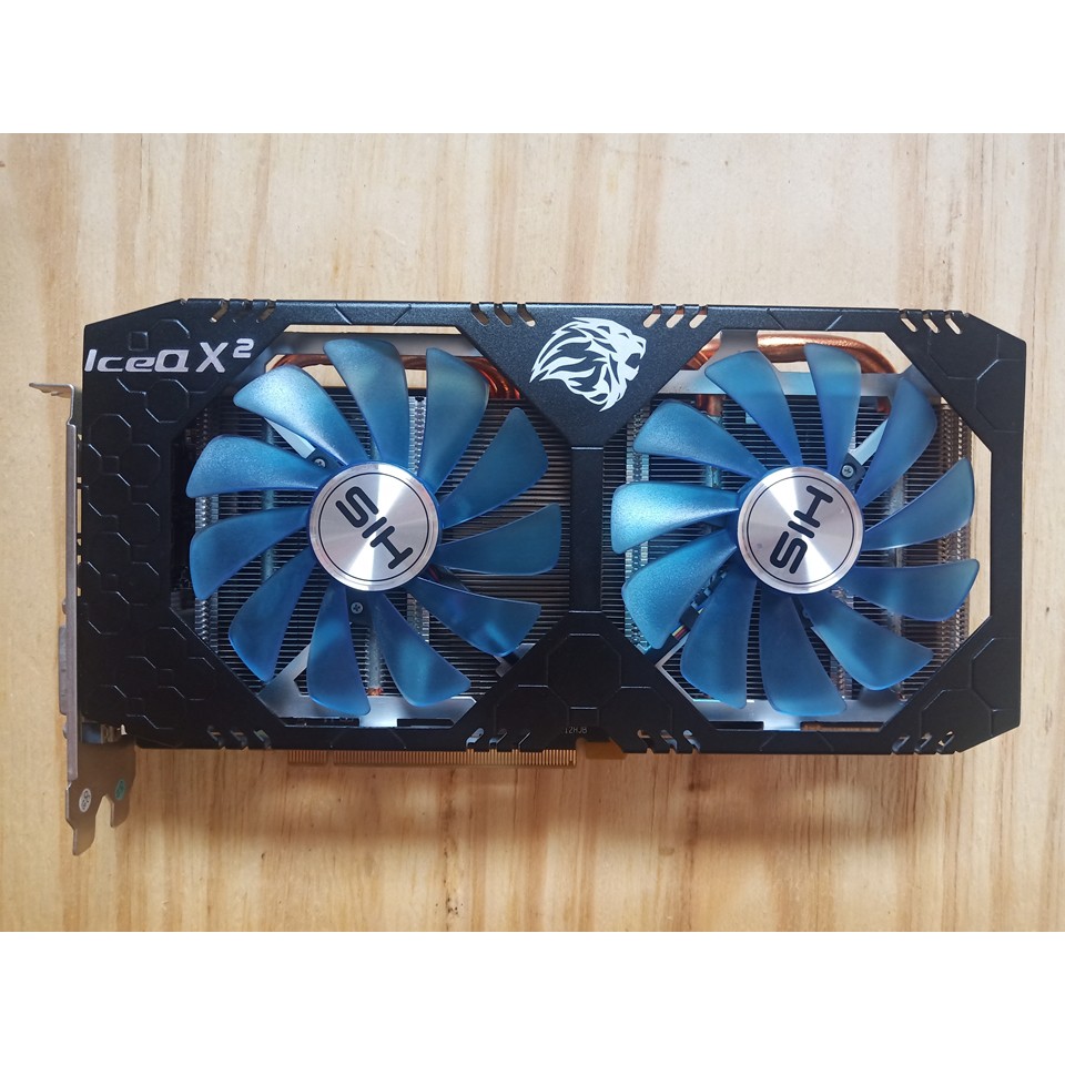 AMD RX 580 8GB HIS ICEQ X2 มือสอง ใช้งานได้ปกติ ไม่มีกล่อง
