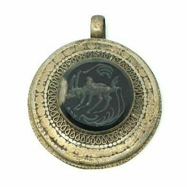 จี้หินนิล Onyx Pendant จี้เแกะสลัก จี้สร้อยคอ