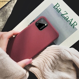 Realme C11 เคสโทรศัพท์ซิลิโคน TPU แบบนิ่ม เนื้อแมตต์ กันกระแทก สําหรับ Realme C11